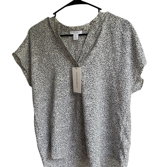 Carolina Belle Black and White Blouse - Picture 3 of 4